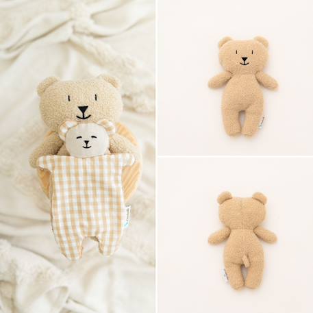 Poupée en tissu ours teddy ultra doux Beige 6 - vertbaudet enfant 