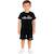 Pack 2 t-shirts et 1 short garçon à imprimé Noir 6 - vertbaudet enfant 