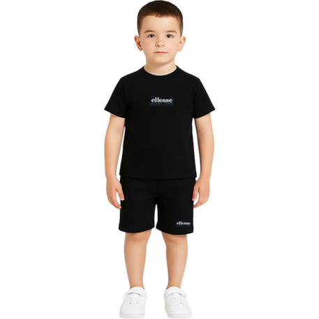 Pack 2 t-shirts et 1 short garçon à imprimé Noir 3 - vertbaudet enfant 