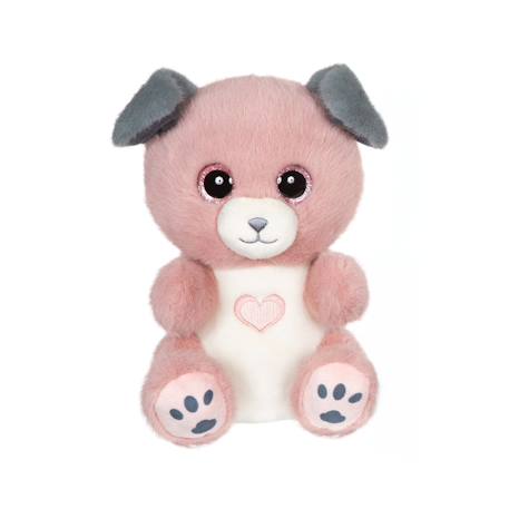 Peluche chien douce à câliner pour enfant - 23cm Gris 1 - vertbaudet enfant 