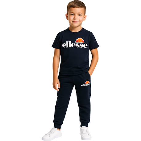 Pack 2 t-shirts et 1 pantalon jogging garçon à imprimé Marine 3 - vertbaudet enfant 