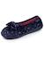 Chaussons ballerines microvelours semelle ergonomique mousse à mémoire forme Blush+Marine+Noir 12 - vertbaudet enfant 