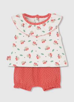 -Ensemble bébé en coton imprimé