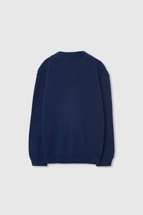 Cardigan à boutons garçon Bleu 2 - vertbaudet enfant 
