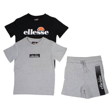 Pack 2 t-shirts et short garçon à imprimé Noir 2 - vertbaudet enfant 