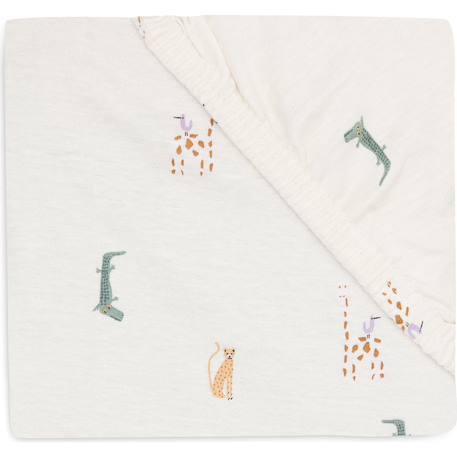 Drap housse Beige, orange, vert 1 - vertbaudet enfant 