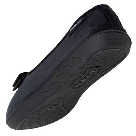 Chaussons ballerines microvelours semelle ergonomique mousse à mémoire forme Blush+Marine+Noir 17 - vertbaudet enfant 