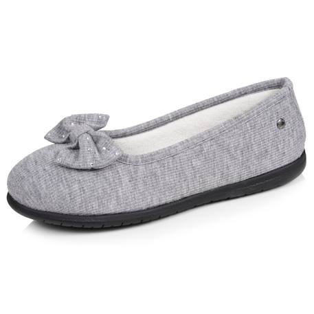 Chaussons ballerines souples, ultra confortables et légers, confort technologie everywear Bleu canardfleurs+Bleu marine+Grisirisé+Rayuresbleues+Sauge+Sauge noeud irisé 13 - vertbaudet enfant 