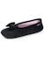 Chaussons ballerines microvelours semelle ultra souple mousse à mémoire forme Noir+Pois gris+Rouge 6 - vertbaudet enfant 