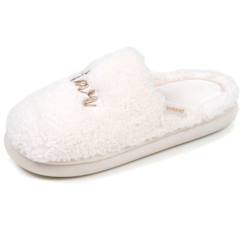 -Chaussons mules matière sherpa, semelle bloup extra confort