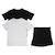 Pack 2 t-shirts et 1 short garçon à imprimé Noir 5 - vertbaudet enfant 