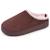Chaussons mules à talon compensé de 3,5 cm, très confortables Cachou+Camel 1 - vertbaudet enfant 