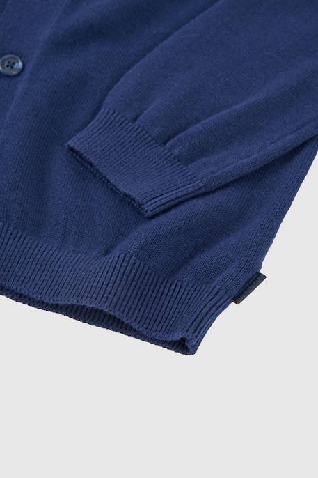 Cardigan à boutons garçon Bleu 3 - vertbaudet enfant 