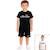 Pack 2 t-shirts et 1 short garçon à imprimé Noir 1 - vertbaudet enfant 