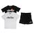 Pack 2 t-shirts et 1 short garçon à imprimé Noir 4 - vertbaudet enfant 