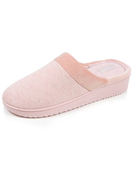 Chaussons mules jersey mousse à mémoire forme talon 3,7 cm Blush 6 - vertbaudet enfant 