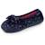 Chaussons ballerines microvelours semelle ergonomique mousse à mémoire forme Blush+Marine+Noir 7 - vertbaudet enfant 