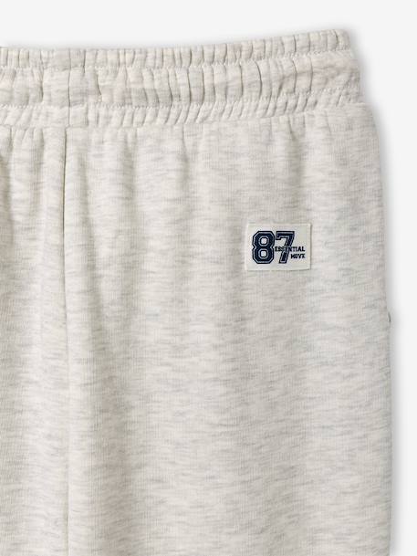 Jogging loose fille gris chiné 4 - vertbaudet enfant 