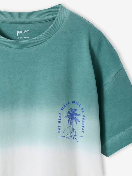 T-shirt garçon manches courtes bleu clair 4 - vertbaudet enfant 