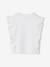T-shirt à volants manches courtes écru 2 - vertbaudet enfant 