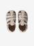 Sandales premiers pas bébé beige irisé+blanc imprimé+or 4 - vertbaudet enfant 