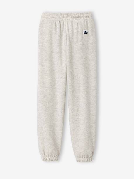 Jogging loose fille gris chiné 2 - vertbaudet enfant 