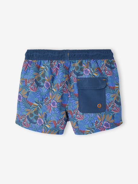 Short de bain garçon capsule Liberty bleu 2 - vertbaudet enfant 