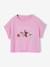 T-shirt fille motifs sequins écru+lilas+vert d'eau 10 - vertbaudet enfant 