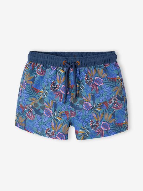 Short de bain bébé garçon capsule Liberty bleu 3 - vertbaudet enfant 