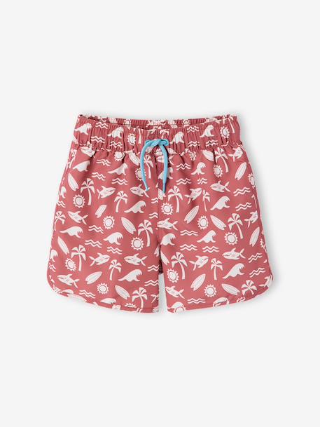 Short de bain terracotta 1 - vertbaudet enfant 