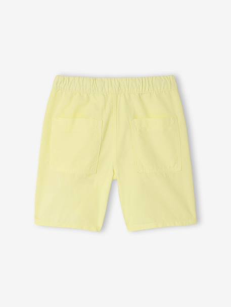 Bermuda garçon élastique bleu jean+jaune pastel+vert sapin 13 - vertbaudet enfant 