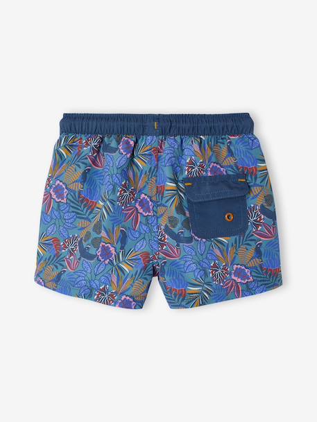 Short de bain bébé garçon capsule Liberty bleu 4 - vertbaudet enfant 