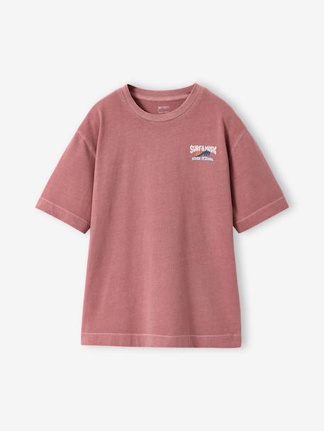 T-shirt oversize garçon coton anthracite+vieux rose 11 - vertbaudet enfant 