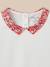 T-shirt col en tissu liberty  - coton biologique Liberty clara bell+Liberty lizzy 5 - vertbaudet enfant 