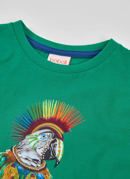 T-shirt enfant coton  perroquet Vert 3 - vertbaudet enfant 