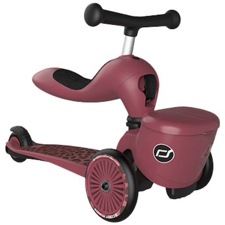 Porteur évolutif en highwaykick 1 lifestyle wildcat Rouge, noir 2 - vertbaudet enfant 