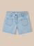 Short en denim fille Denim bleach 1 - vertbaudet enfant 