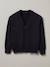 Cardigan – collection fêtes et mariages Bleu fonce uni 1 - vertbaudet enfant 