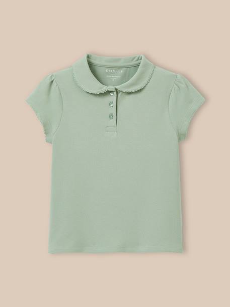 Fille-Polo  en maille piquée - coton biologique