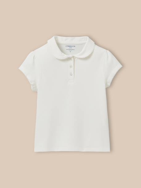 Fille-Polo  en maille piquée - coton biologique
