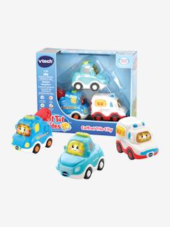 Jouet-Jeux d'imagination-Tut tut bolides coffret trio city Vtech