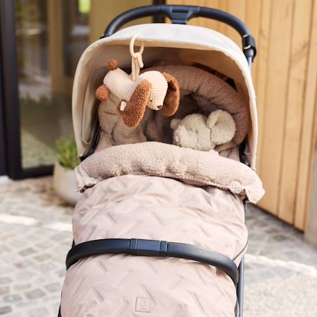Chancelière pour poussette embossed milky coffee (6-36 mois) Marron 6 - vertbaudet enfant 