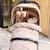 Chancelière pour poussette embossed milky coffee (6-36 mois) Marron 6 - vertbaudet enfant 