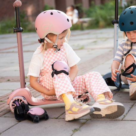 Trottinette highwaykick 3 s led rose Bleu, noir+Rose, noir 8 - vertbaudet enfant 