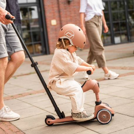 Porteur évolutif highwaykick 1 push and go mocha Rouge, noir 4 - vertbaudet enfant 