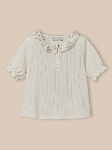 Pyjashort col en tissu liberty Liberty elizabeth 3 - vertbaudet enfant 