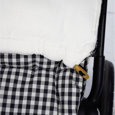 Chancelière hiver i love vichy noir Noir 4 - vertbaudet enfant 
