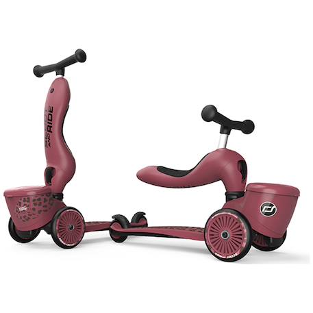 Porteur évolutif en highwaykick 1 lifestyle wildcat Rouge, noir 1 - vertbaudet enfant 