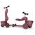 Porteur évolutif en highwaykick 1 lifestyle wildcat Rouge, noir 1 - vertbaudet enfant 