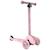 Trottinette highwaykick 3 s led rose Bleu, noir+Rose, noir 5 - vertbaudet enfant 